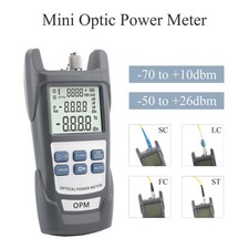 Fiber Optic Power Meter Fiber Optic Cable Tester for FC/SC/ST Connector