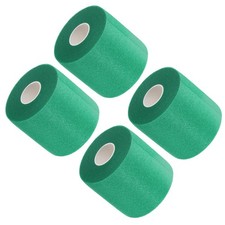 4 Roll Foam Pre Wrap Athletic Tape Non-Adhesive Prewrap Headband Dark Green
