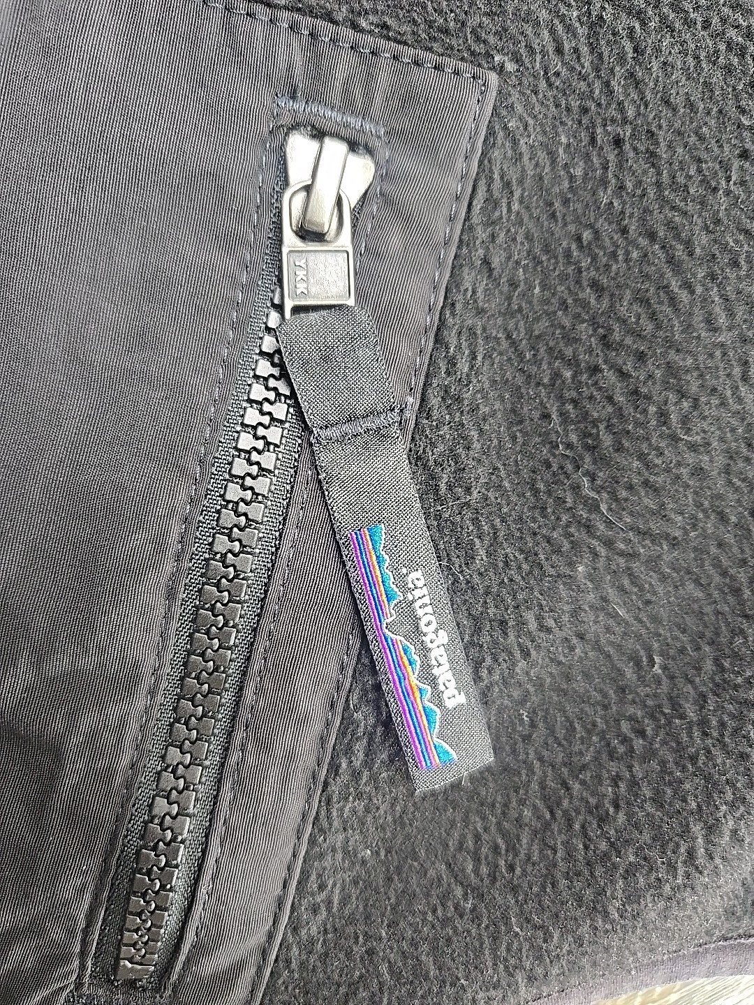 Patagonia Women's XS Synchilla Vest Black Quarter Zip Fleece Chest Pocket thumbnail 4