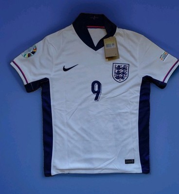 NEW Harry Kane #9 England National Team Home Soccer Nike Dri Fit