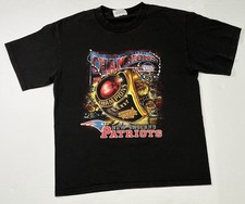 Vintage New England Patriots 2002 Super Bowl Champs Graphic T-Shirt CSA Adult L
