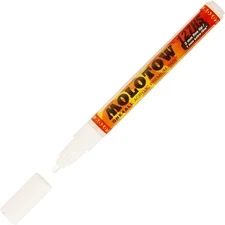 MOLOTOW One4All Acrylic Paint Markers, Marker - 2mm, 160 - Signal White 