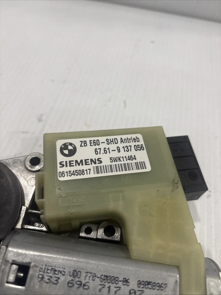 2002 - 2010 E65 E66 E60 宝马 750I 745I 530I 528i SUNROOF MOTOR SUN ROOF DRIVE 原始设备制造商 — 第 2/4 张图片