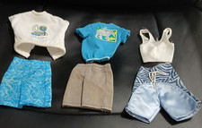Barbie Vintage Ken 3 Shorts/Trunks Outfits Sh...