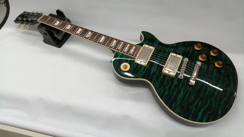 GIBSON CUSTOM SHOP YCS LES PAUL QUILT PEACOCK Used Electric Gutiar