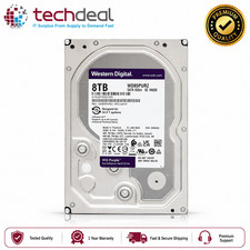Western Digital WD Purple 8TB 3.5" SATA 6Gb/s Surveillance HDD WD85PURZ
