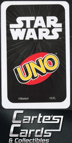 Boba Fett 2020 Mattel Star Wars Uno #Skip Blue - Imagen 2 de 2