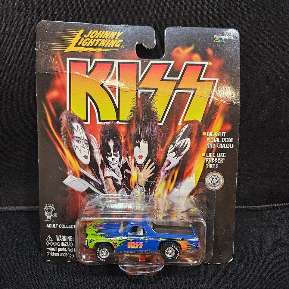 RARO 1999 Johnny Lightning KISS Juego de (4) Camiones Ciclón Ford El Camino's Foto 4 de 4