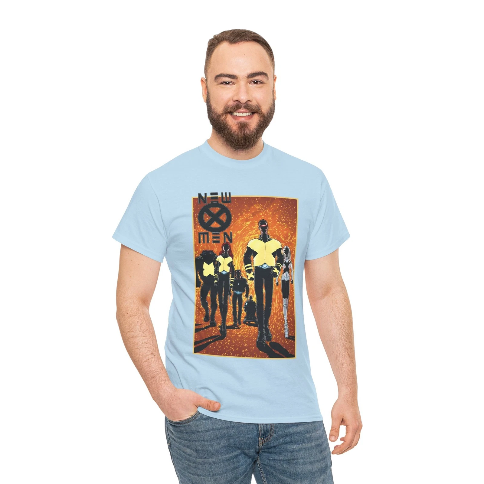 New X-Men T-Shirt - Frank Quitely Art - Wolverine, Cyclops, Jean Grey - Marvel