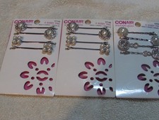 Conair sophisticates bobby pins lot of 3 pack 12 piece
