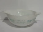 Vintage Pyrex Turquoise Amish Butterprint 443 Cinderella  2.5 Qt Mixing Bowl