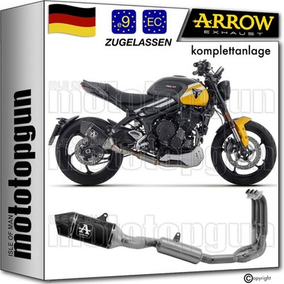 ARROW KOMPLETTANLAGE ZUGELASSEN KAT SCHWARZ C TRIUMPH 660 TRIDENT 2025 25