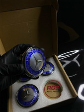 Mercedes Benz Floating Wheel Caps 75mm Self Leveling Fits All Models