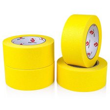 4 Pack Yellow Painters Tape 2 Inch x 55 Yards Masking Tape for DIY  Crafts