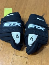 STX Helix lacrosse gloves. 
