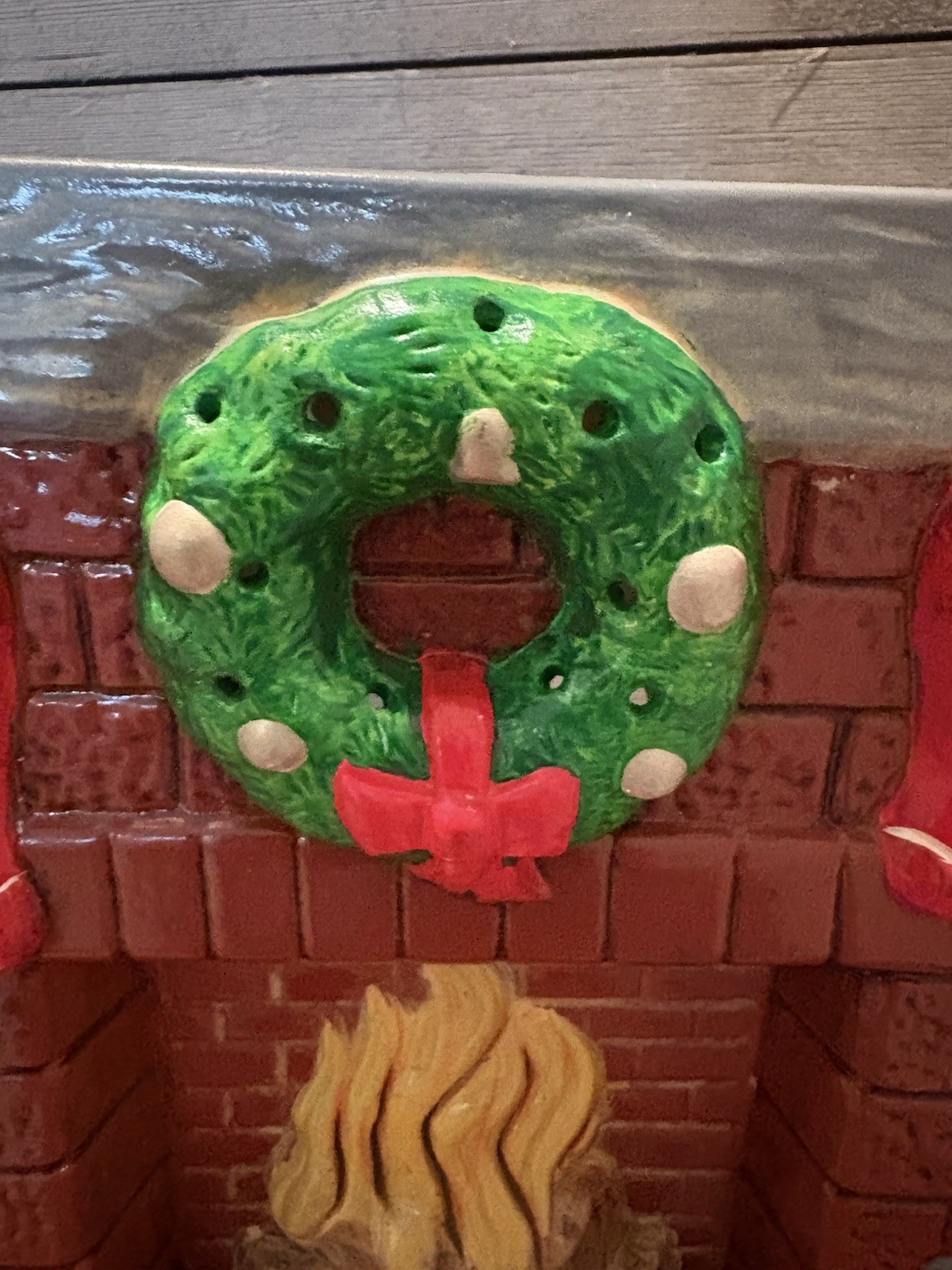 Vintage Holland Mold Christmas Fireplace No Lights | eBay