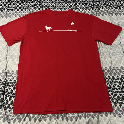 Deftones White Pony Red T-Shirt 2XL Official Metal Alternative Band Team Sleep