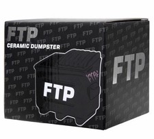 NWT Fuckthepopulation FTP Ceramic Dumpster Black FREE SHIPPING 