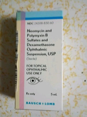 Neomycin And Polymyszin B Sulfates And Dexamethasone Ophthalmice Suspension Usb