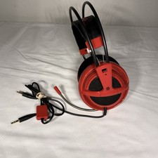 SteelSeries Siberia V2 Full Size Gaming Headset Red Black w/Microphone