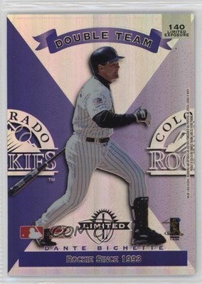 1997 Donruss Limited Double Team Exposure Andres Galarraga Dante Bichette 12pb