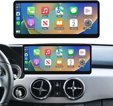 2025 Upgraded 12.3" Ultra-Narrow Touchscreen Wireless CarPlay Android Auto Recei