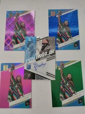 2023 Panini Donruss Elite WWE Santos Escobar Lot Pen Pals Auto Plus 4 cards