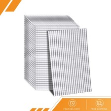 7200 x Glass Mirrors Disco Ball Tiles Self-Adhesive Silver 5x5mm 12 Sheet