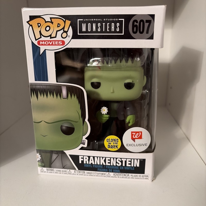 Funko Pop Universal Monsters Frankenstein Glow in the Dark Walgreens   vaulted