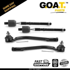 4 PC Inner & Outer Tie Rod End Kit for Hyundai Sonata Azera Kia Optima Cadenza