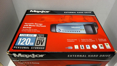 Maxtor External Hard Drive Personal Storage 5000