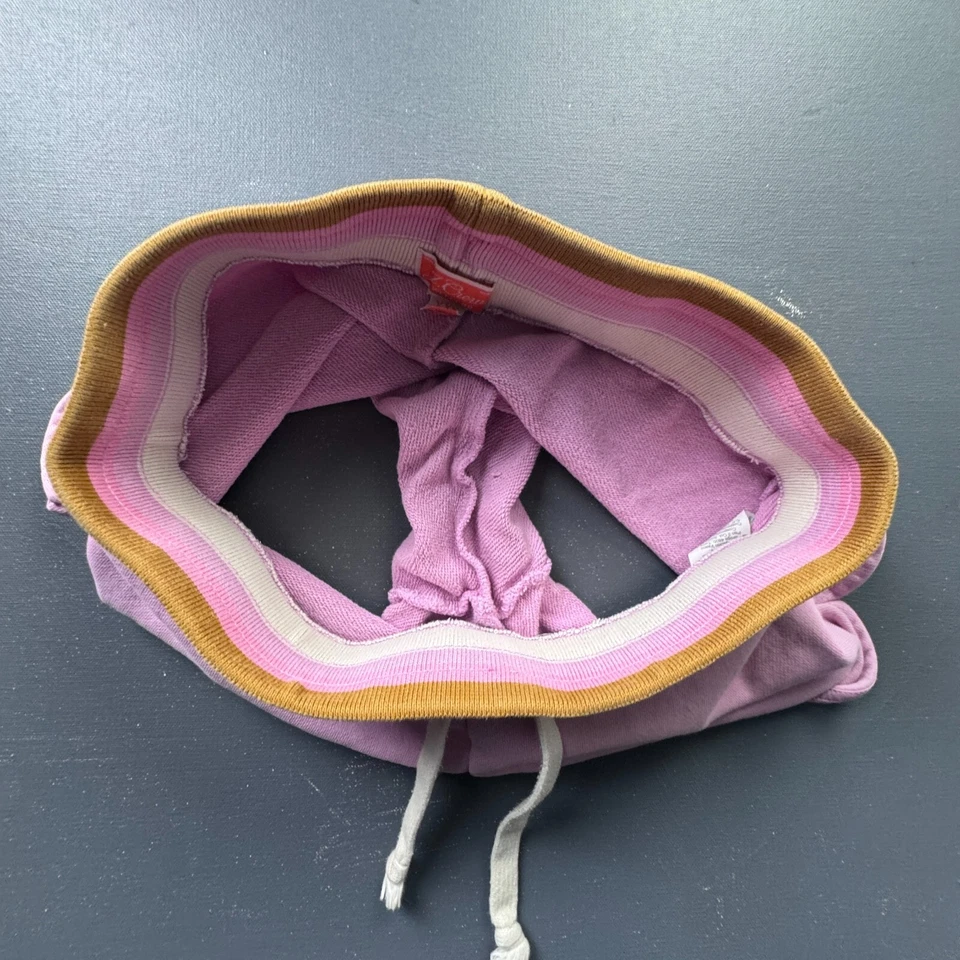 Pantalones Cortos J.Crew Mujer XXS Fin de Semana Cordón Rayas Rosa Terry Paño Foto 4 de 4