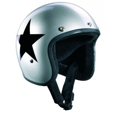 Casco BANDIT Star Jet Plateado -Moto-NO HOMOLOGADO- BANDIT Star Jet Silver 
