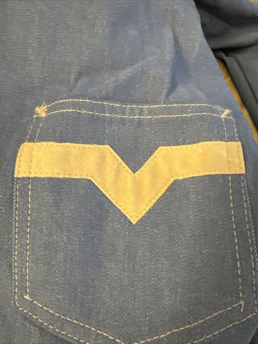 Vintage Jacket suit Billy The Kid Jean denim Blue Children Size 14 Regular - Picture 3 of 14