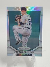 2014 Kris Medlen Silver Holo Refractor Panini Prizm