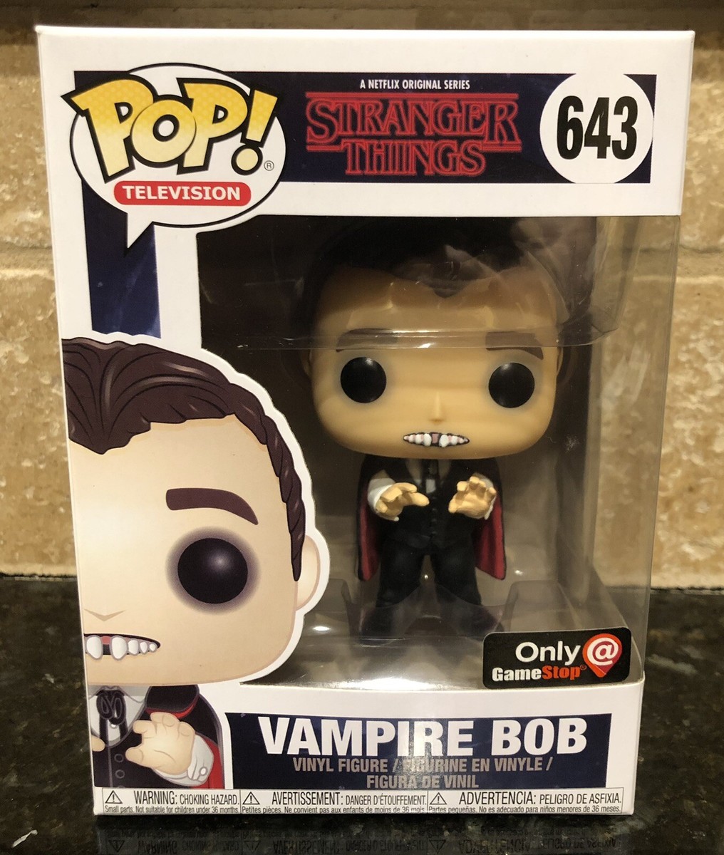 NEW 2018 Funko POP! Stranger Things - Vampire Bob Newby #643