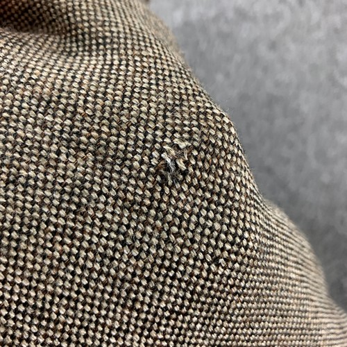NWT Stafford Blazer Jacket Mens 42L Brown Cape Wool Sport Coat Elbow Patch - 第 8/21 張圖片