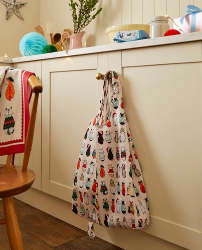 2023 Designs - Ulster Weavers Packable Roll Up Re-usable Shopping Bags Cat Dog - Picture 15 of 114