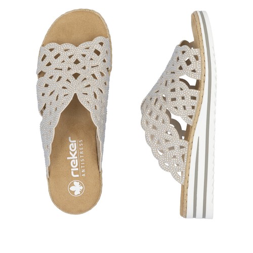 Rieker Sandalias Para Dama Beige V0689 - Picture 9 of 11
