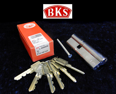 Pofilzylinder BKS B3127 40/60 & 6 Schlüssel, Türzylinder, Not-& Gefahrenfunktion