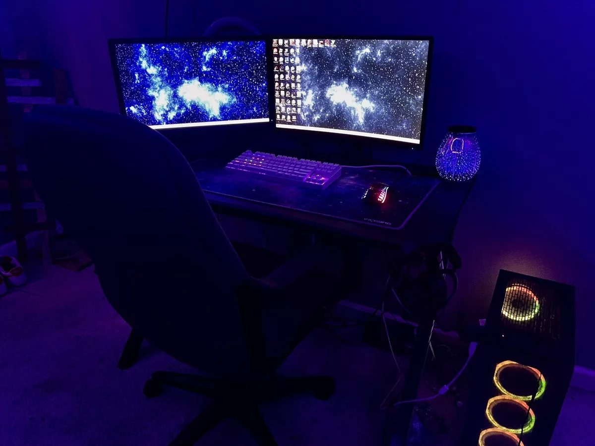 Whole PC Gaming Setup-Complete Setup for Gamers/Streamers