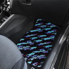 4pcs Jdm Style Racing Fabric Floor Mats Interior Carpets Universal 4pcs Jdm Style Racing Fabric Floor Mats Interior Carpets Universal