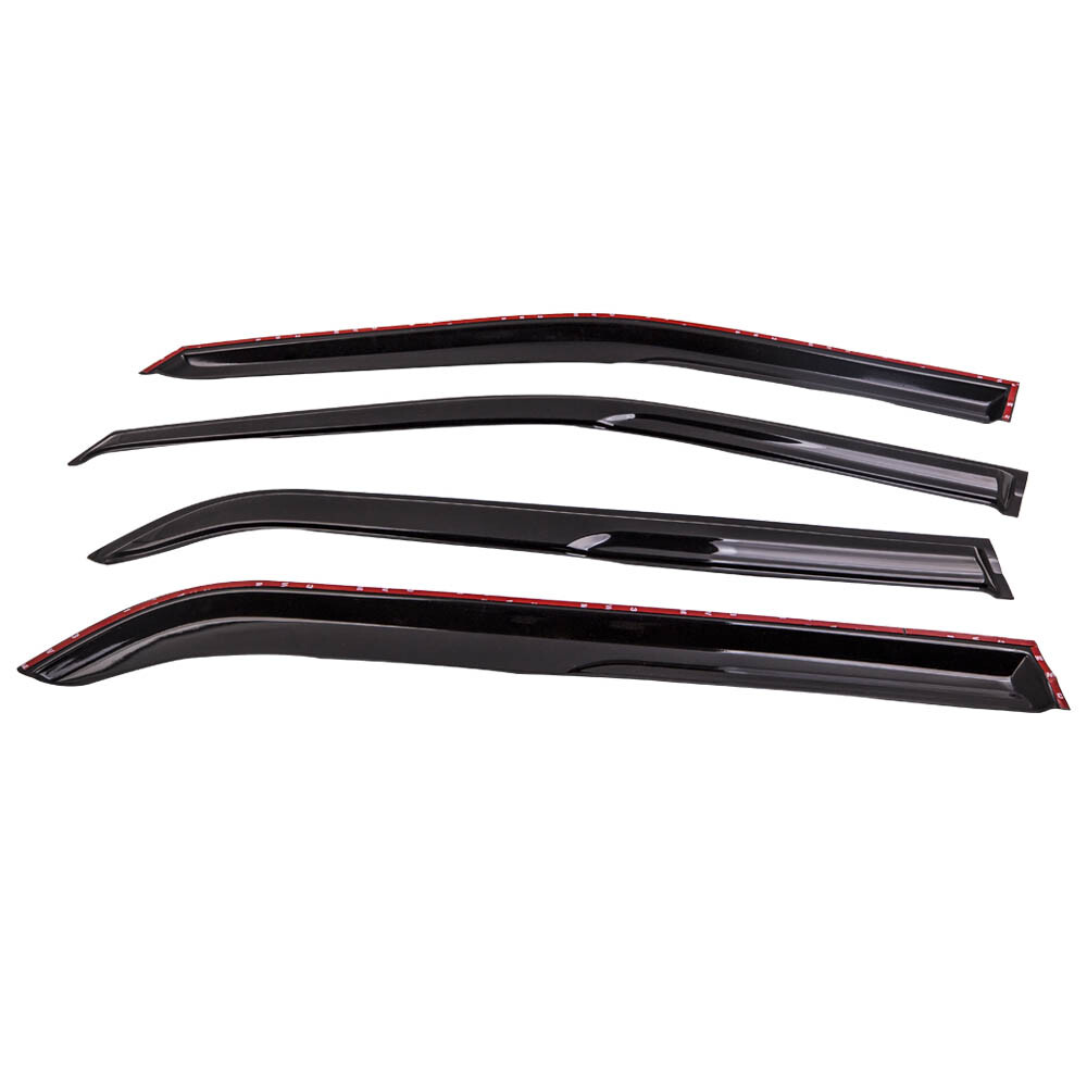 4x Window Vent Visors Rain Guards Deflector Shade Fit for Ford Explorer 2011-19