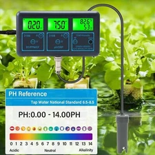 7in1 Smart Water Quality Monitor Fish Aquarium SPA Pool PH ORP EC PPM Meter