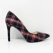 Jessica Simpson Womens Haneh Multicolor Plaid Stiletto Pumps Heels Size 9 M