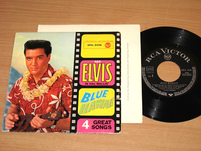 ELVIS PRESLEY  7'' EP SINGLE - BLUE HAWAII / GERMAN EPA-2426 MINT- / VERSION 5