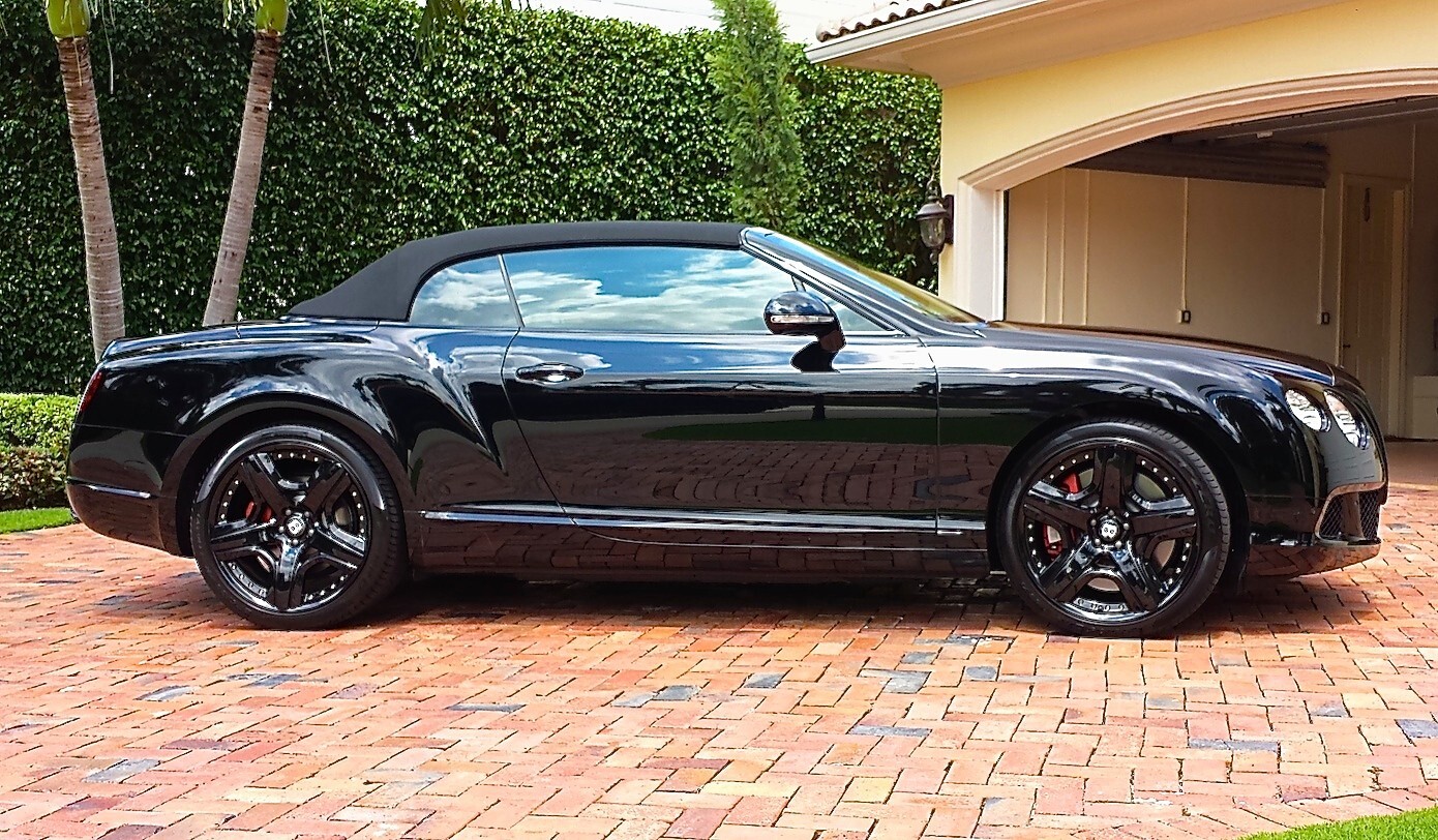 Set Black Factory Bentley Wheels OEM Mulliner 21 inch Flying Spur Continental GT