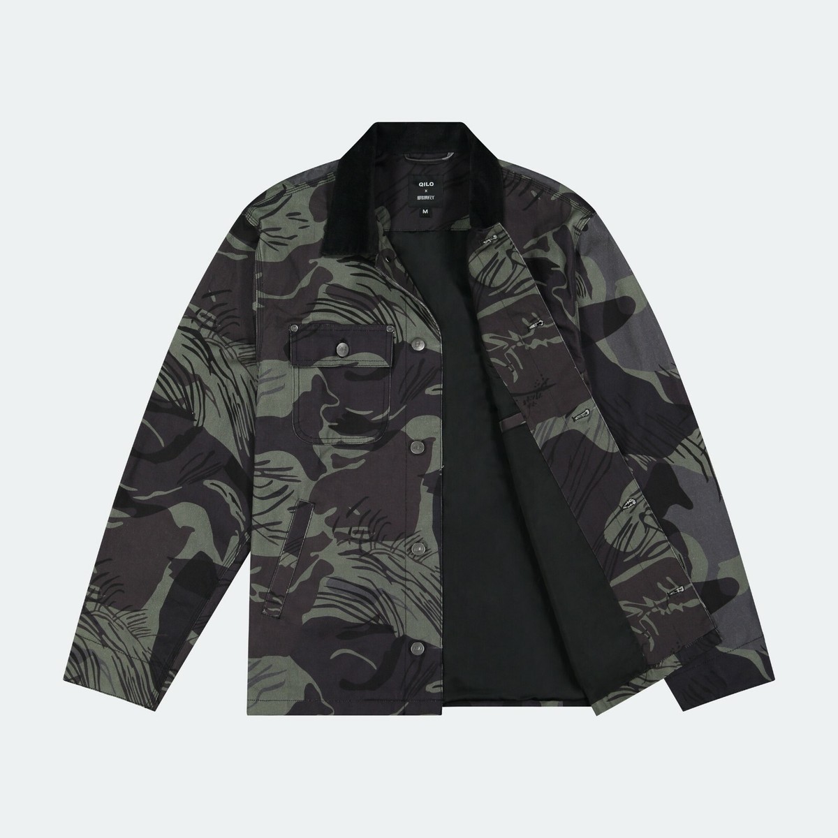 【QILO TACTICAL×WRM.FZY】CHORE COAT XLサイズ NWOT QILO TACTICAL x WRMFZY Chore Coat Grandad Jacket Large