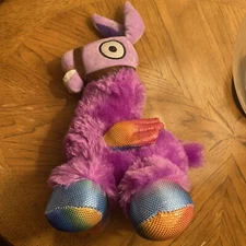 Nanco Plush Colorful Rainbow Purple Winged Llama Alpaca Fantasy 12” Stuffed Toy