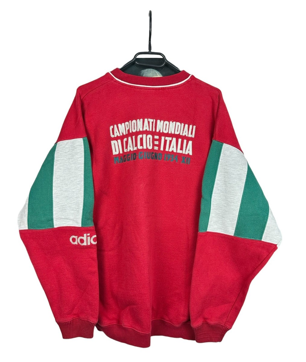 Vintage Adidas Italy Soccer Football World Cup Mondiale Sweatshirt Crewneck  L | eBay